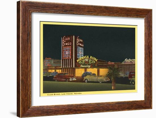 Club Bingo, Las Vegas, Nevada-null-Framed Art Print