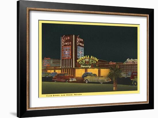 Club Bingo, Las Vegas, Nevada-null-Framed Art Print