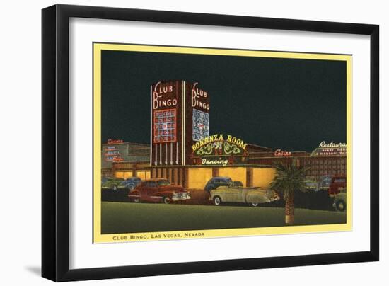 Club Bingo, Las Vegas, Nevada-null-Framed Art Print