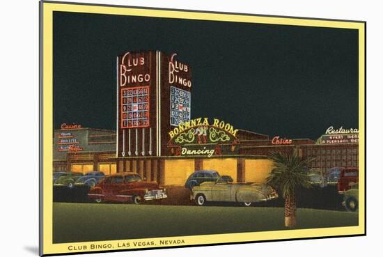 Club Bingo, Las Vegas, Nevada-null-Mounted Art Print