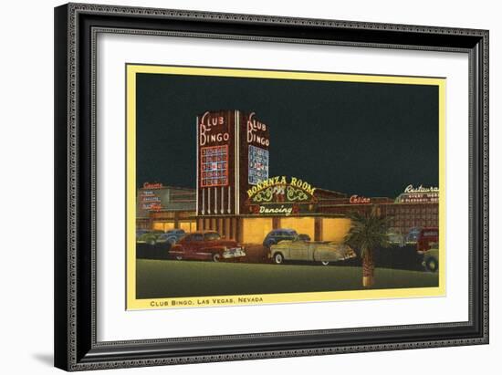 Club Bingo, Las Vegas, Nevada-null-Framed Art Print