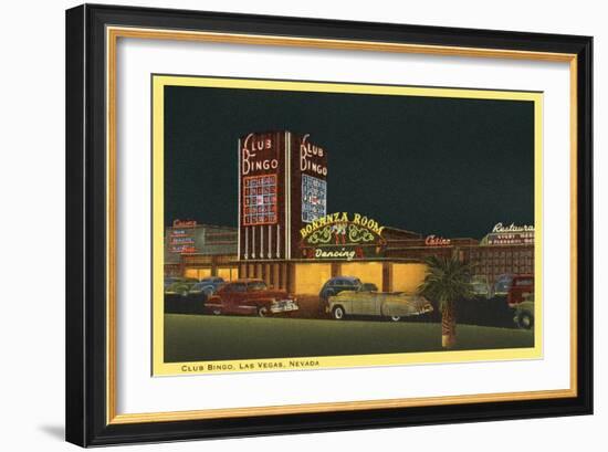 Club Bingo, Las Vegas, Nevada-null-Framed Art Print