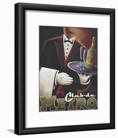 Club de Metro-Michael L^ Kungl-Framed Art Print