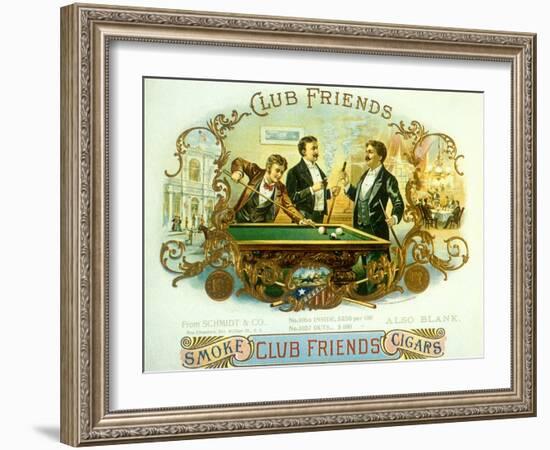 Club Friends-null-Framed Giclee Print