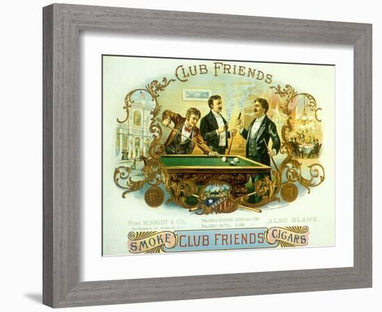 Club Friends-null-Framed Giclee Print