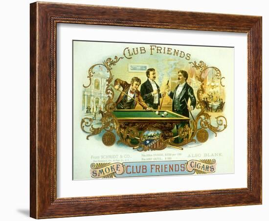 Club Friends-null-Framed Giclee Print