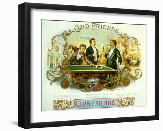 Club Friends-null-Framed Giclee Print