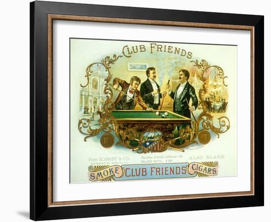 Club Friends-null-Framed Giclee Print