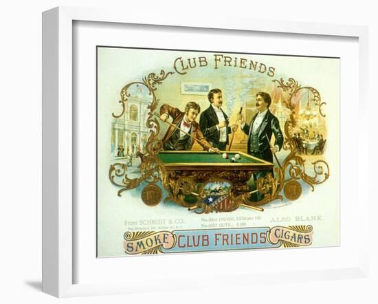 Club Friends-null-Framed Giclee Print