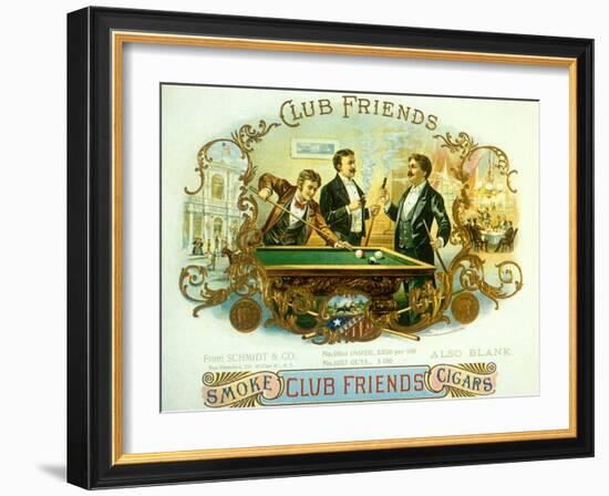 Club Friends-null-Framed Giclee Print