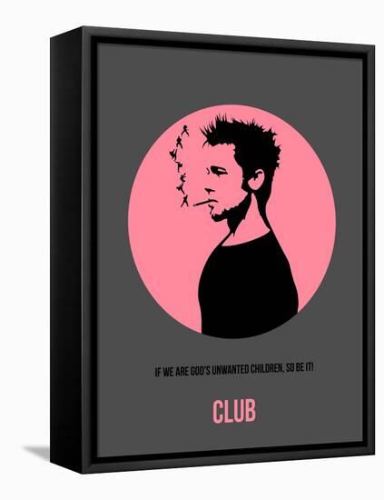 Club Poster 1-Anna Malkin-Framed Stretched Canvas