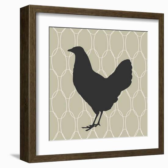 Cluck, Cluck-Sabine Berg-Framed Art Print