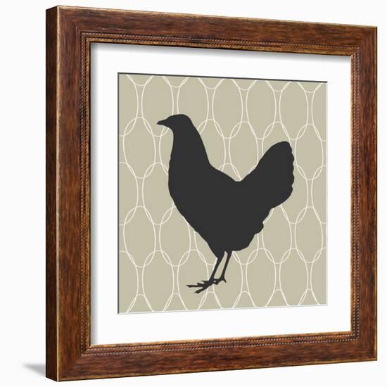 Cluck, Cluck-Sabine Berg-Framed Art Print