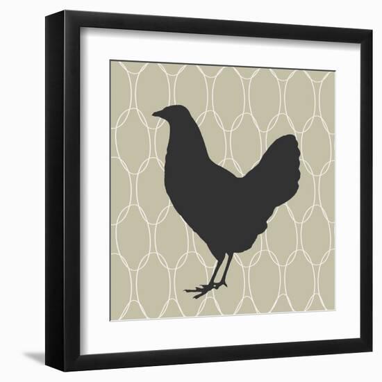 Cluck, Cluck-Sabine Berg-Framed Art Print