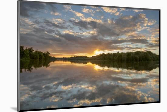 Clumber Park Lake sunset, Nottinghamshire, England, United Kingdom, Europe-John Potter-Mounted Photographic Print