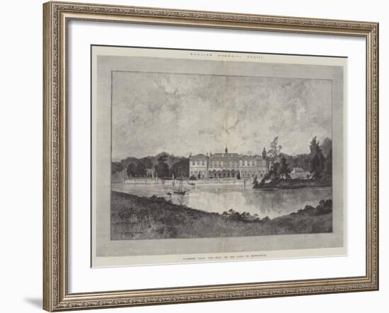 Clumber Park, the Seat of the Duke of Newcastle-Charles Auguste Loye-Framed Giclee Print