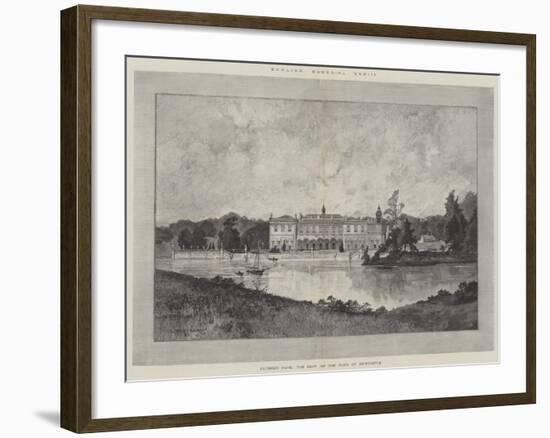 Clumber Park, the Seat of the Duke of Newcastle-Charles Auguste Loye-Framed Giclee Print