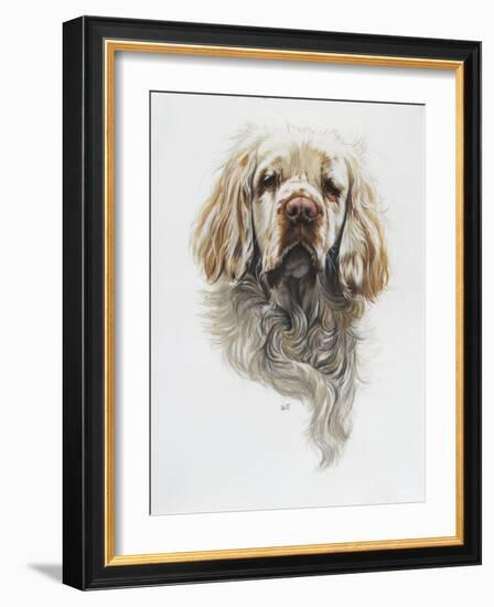 Clumber Spaniel-Barbara Keith-Framed Giclee Print