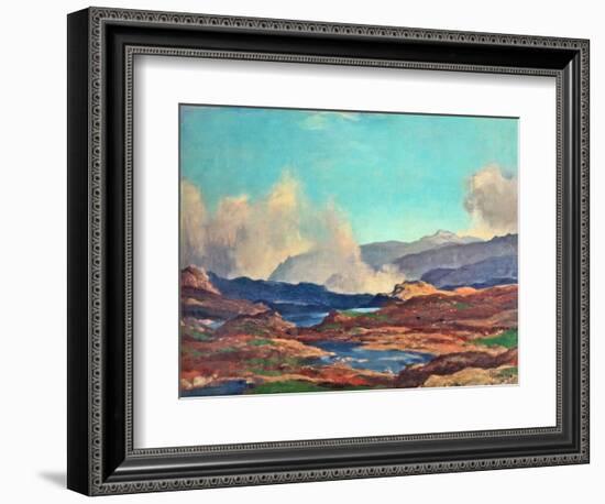 Clunie, 1929-1930 (Oil on Canvas)-David Young Cameron-Framed Giclee Print