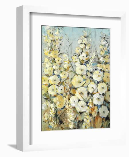 Cluster of Hollyhock I-Tim O'toole-Framed Art Print