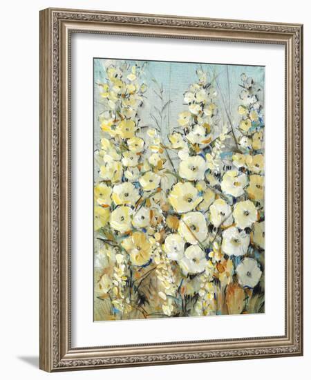 Cluster of Hollyhock I-Tim O'toole-Framed Art Print