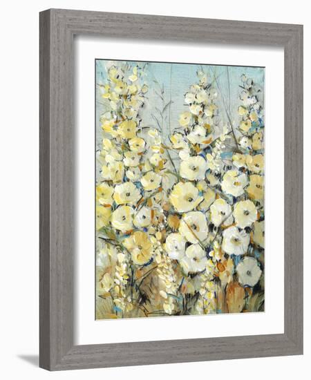 Cluster of Hollyhock I-Tim O'toole-Framed Art Print