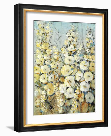 Cluster of Hollyhock I-Tim O'toole-Framed Art Print