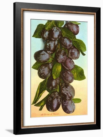 Cluster of Prunes-null-Framed Art Print