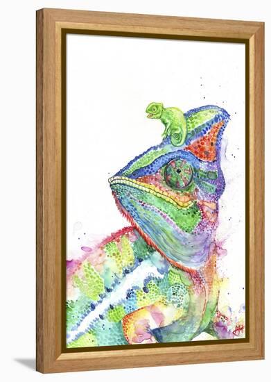 Clutcha'Chameleons-Marc Allante-Framed Premier Image Canvas