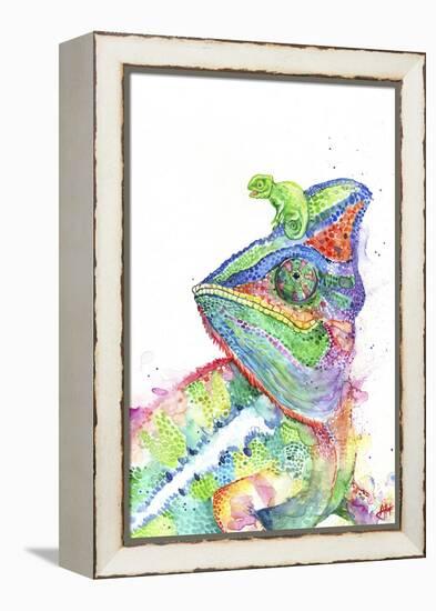 Clutcha'Chameleons-Marc Allante-Framed Premier Image Canvas