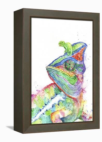 Clutcha'Chameleons-Marc Allante-Framed Premier Image Canvas