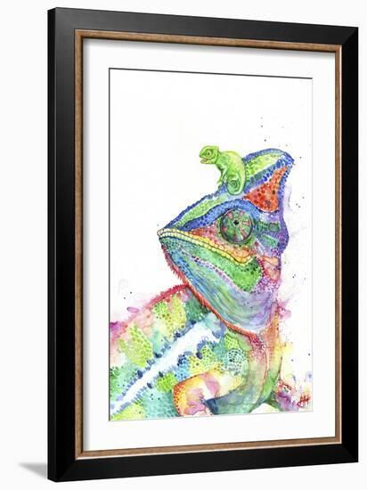 Clutcha'Chameleons-Marc Allante-Framed Giclee Print