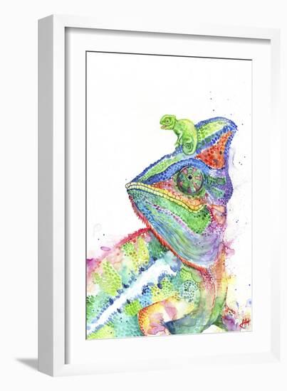 Clutcha'Chameleons-Marc Allante-Framed Giclee Print