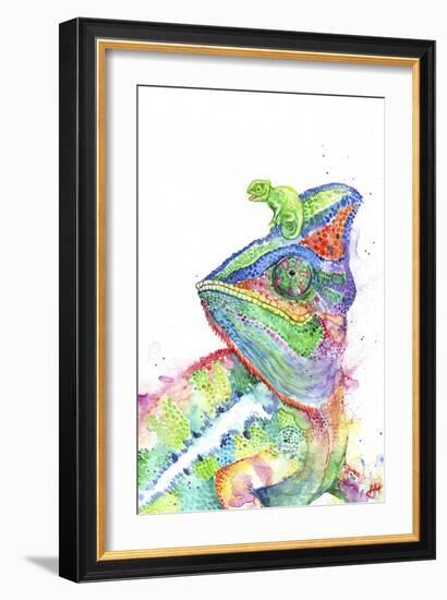 Clutcha'Chameleons-Marc Allante-Framed Giclee Print