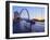 Clyde Arc at sunset, Glasgow, Scotland, United Kingdom, Europe-Karol Kozlowski-Framed Photographic Print