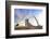 Clyde Arc (Squinty Bridge), Finnieston, River Clyde, Glasgow, Scotland, United Kingdom, Europe-John Guidi-Framed Photographic Print