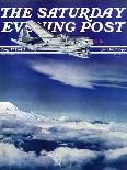 "Flight Above Clouds," Saturday Evening Post Cover, August 17, 1940-Clyde H. Sunderland-Giclee Print