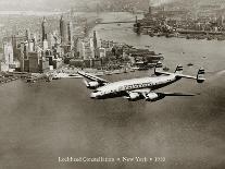 Lockheed Constellation, New York 1950-Clyde Sunderland-Art Print