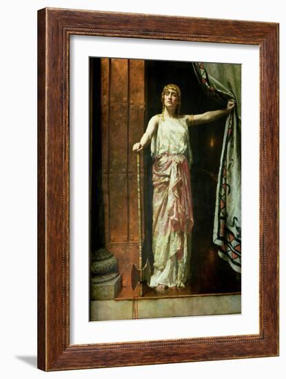 Clytemnestra, 1882-John Collier-Framed Giclee Print