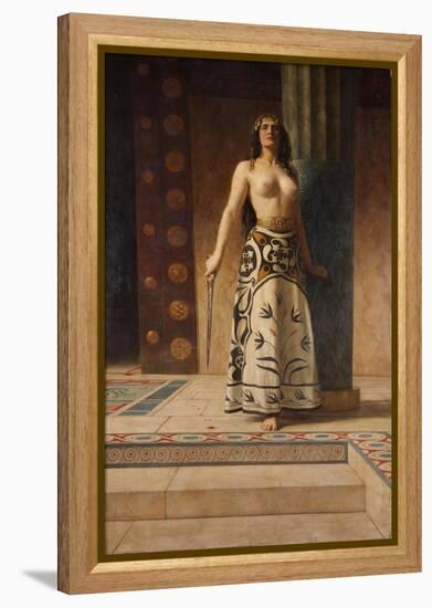 Clytemnestra, C.1914 (Oil on Canvas)-John Collier-Framed Premier Image Canvas