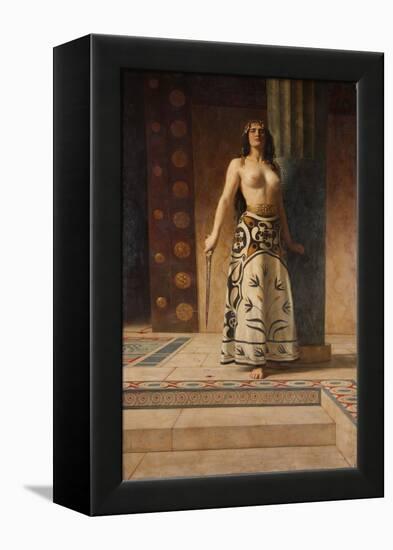 Clytemnestra, C.1914 (Oil on Canvas)-John Collier-Framed Premier Image Canvas