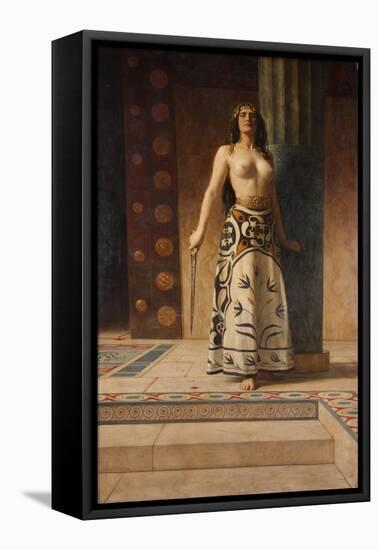 Clytemnestra, C.1914 (Oil on Canvas)-John Collier-Framed Premier Image Canvas