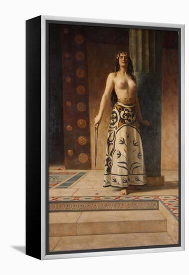 Clytemnestra, C.1914 (Oil on Canvas)-John Collier-Framed Premier Image Canvas