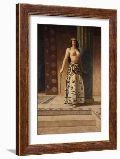 Clytemnestra, C.1914 (Oil on Canvas)-John Collier-Framed Giclee Print