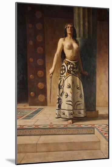 Clytemnestra, C.1914 (Oil on Canvas)-John Collier-Mounted Giclee Print