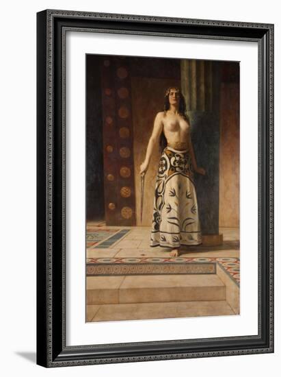 Clytemnestra, C.1914 (Oil on Canvas)-John Collier-Framed Giclee Print