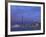 CN Tower and Toronto Skyline at Dusk, Toronto, Ontario, Canada-Michele Falzone-Framed Photographic Print