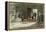 Coach Arriving in the Yard of an Inn, 1890-James Pollard-Framed Premier Image Canvas
