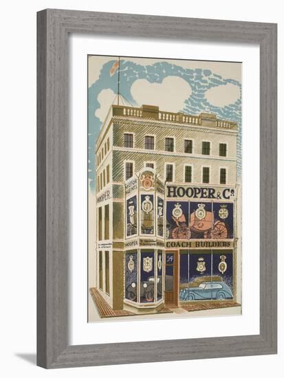 Coach Builder-Eric Ravilious-Framed Giclee Print