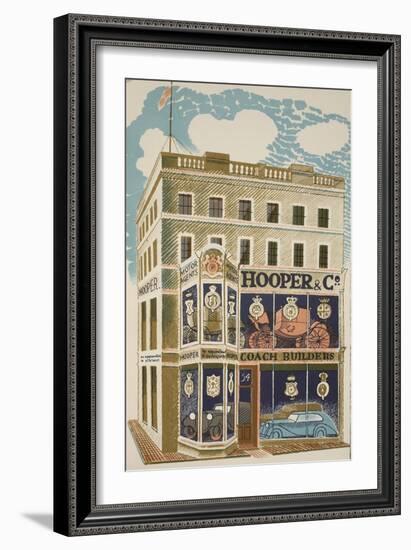 Coach Builder-Eric Ravilious-Framed Giclee Print